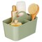 mDesign Plastic Shower Caddy Storage Organizer Basket with Handle